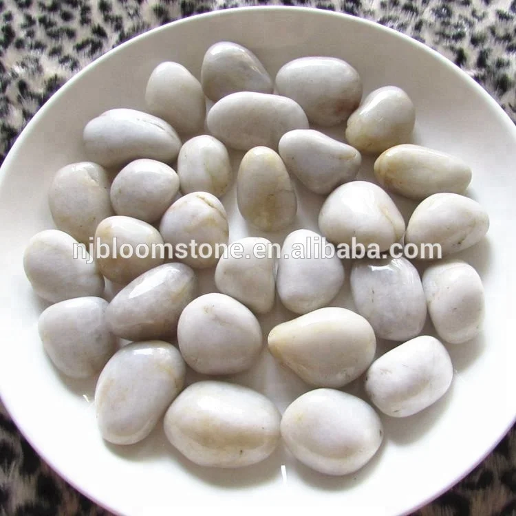 hot sale cheap garden white marble pebble polished pebble