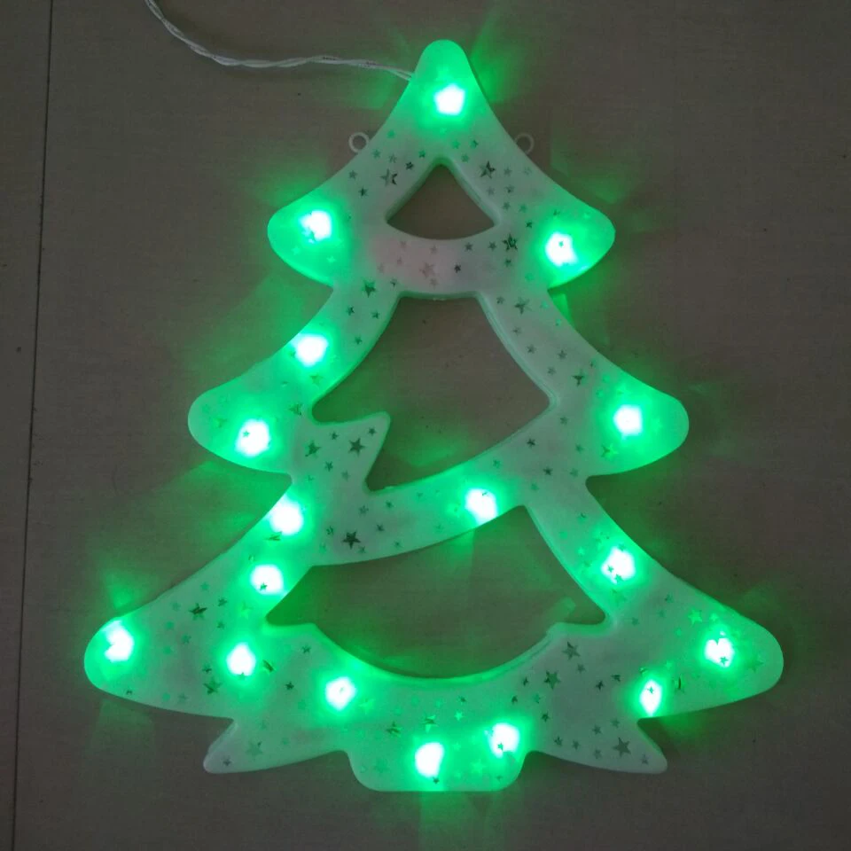 Best Sale Led Xmas Tree Shaped Window Decoration Light With Flashlight Palm Tree With Led Light