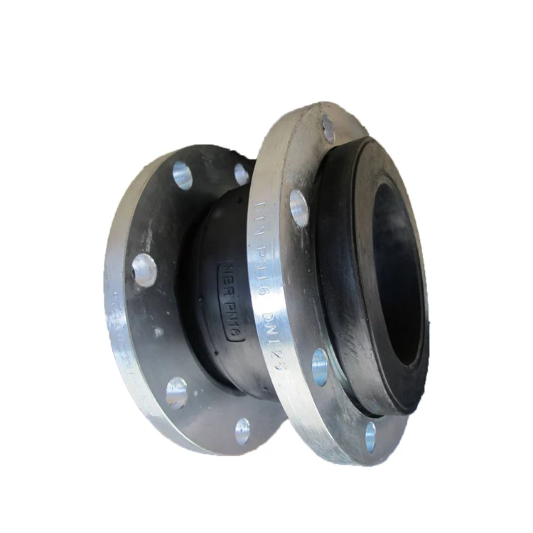 Rubber expansion joint with flange