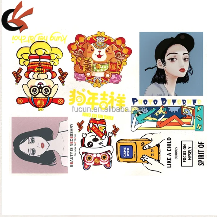  48*64 см/лист мультяшный пластизол теплопередача