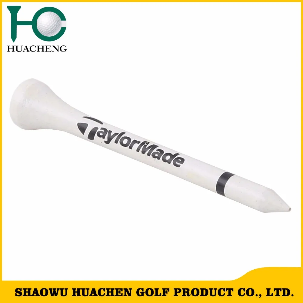 
New Arrival 360 round Stripes printing on Wooden/Bamboo golf tees 