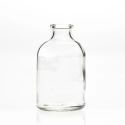 50ml clear glass vial penicillin glass bottle
