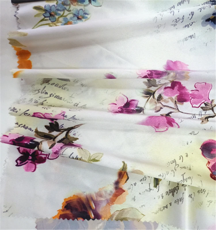 Wholesale 100% Silk Crepe De Chine Fabric 12mm Custom Designs Garments Dresses Bedding Curtains Weddings Costumes Scarfs Girls