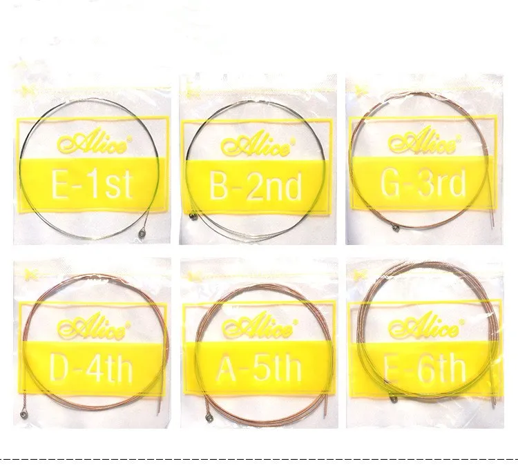 DADI Amazon wholesale various gauges ball end steel bronze wound string ACOUSTIC GUITAR STRINGS,custom service