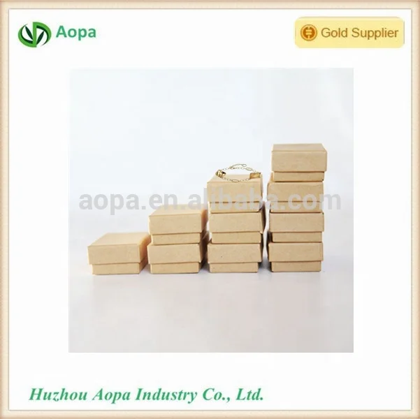 3X2X1 Wholesale Kraft Box Cotton Filled Cheap Jewelry Bracelet Boxes Christmas Gifts box