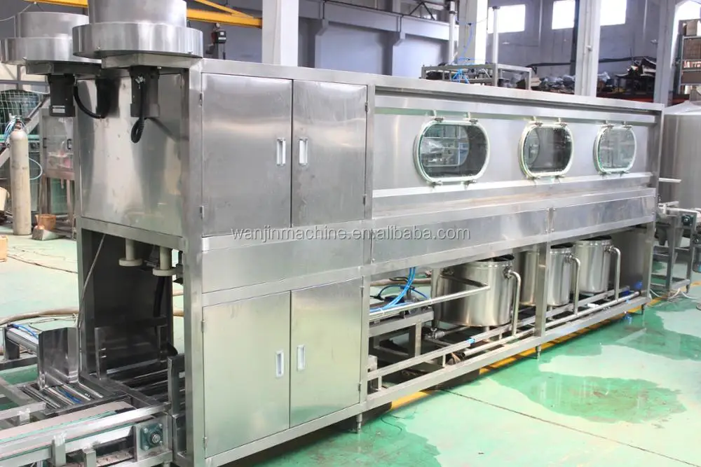 Автоматическая машина для розлива и укупорки бутылочной воды, 5 галлонов