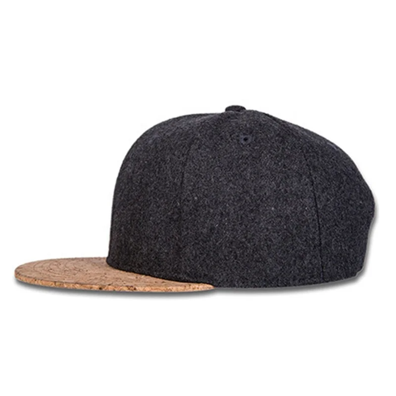 5% OFF wholesale wool wool felt hat and caps with cork brim