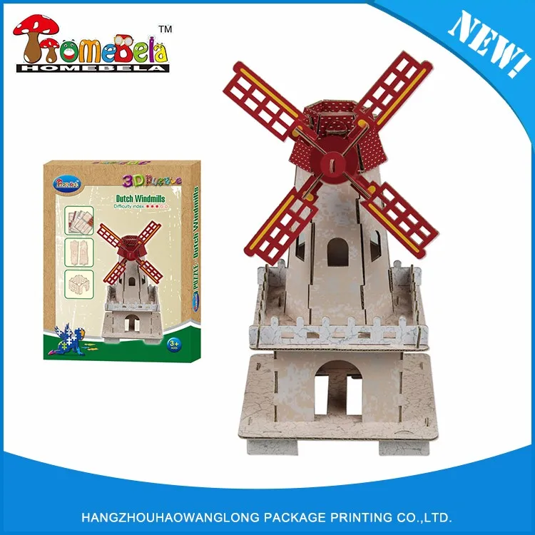 Cheap hot sale top quality 3d puzzle diy