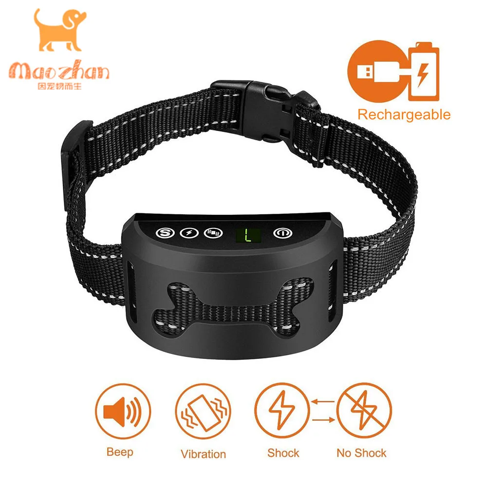 For hot sale IQOS dog bark collar reviews rechargeable private label