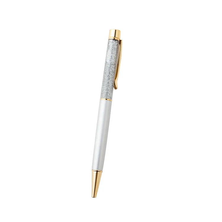 new design luxury high quality quicksand pen customised wedding logo pen