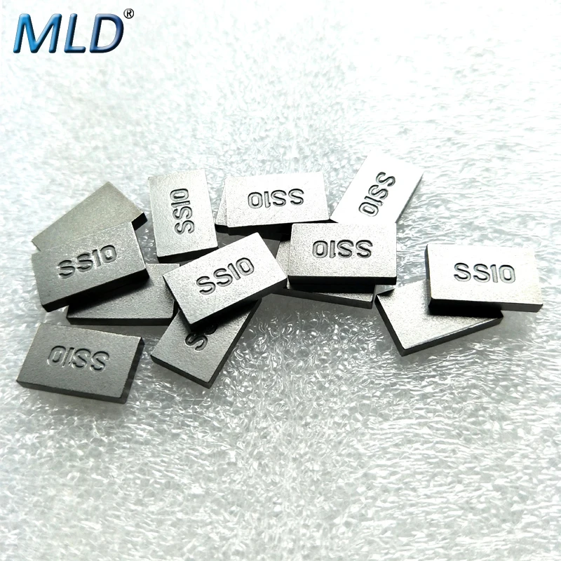 Italy Quality 20x12x3.5mm SS10 Carbide Tips Inserts for Cutting Stone