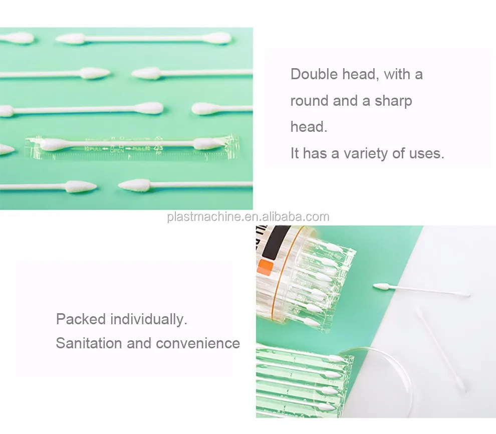 Individual packing sterile cotton swabs