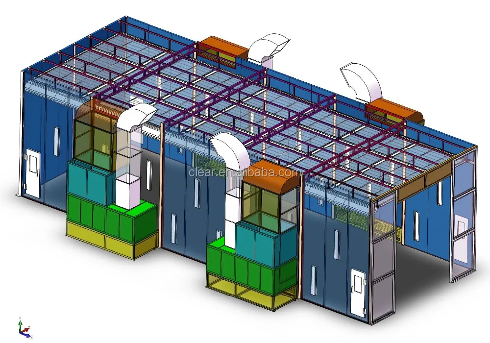 Good Quality Large Size Bus Paint Booth for Bus Painting