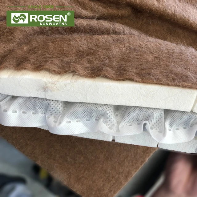 
RS NONWOVEN eco-friendly Fill the mattress material with foam backing 