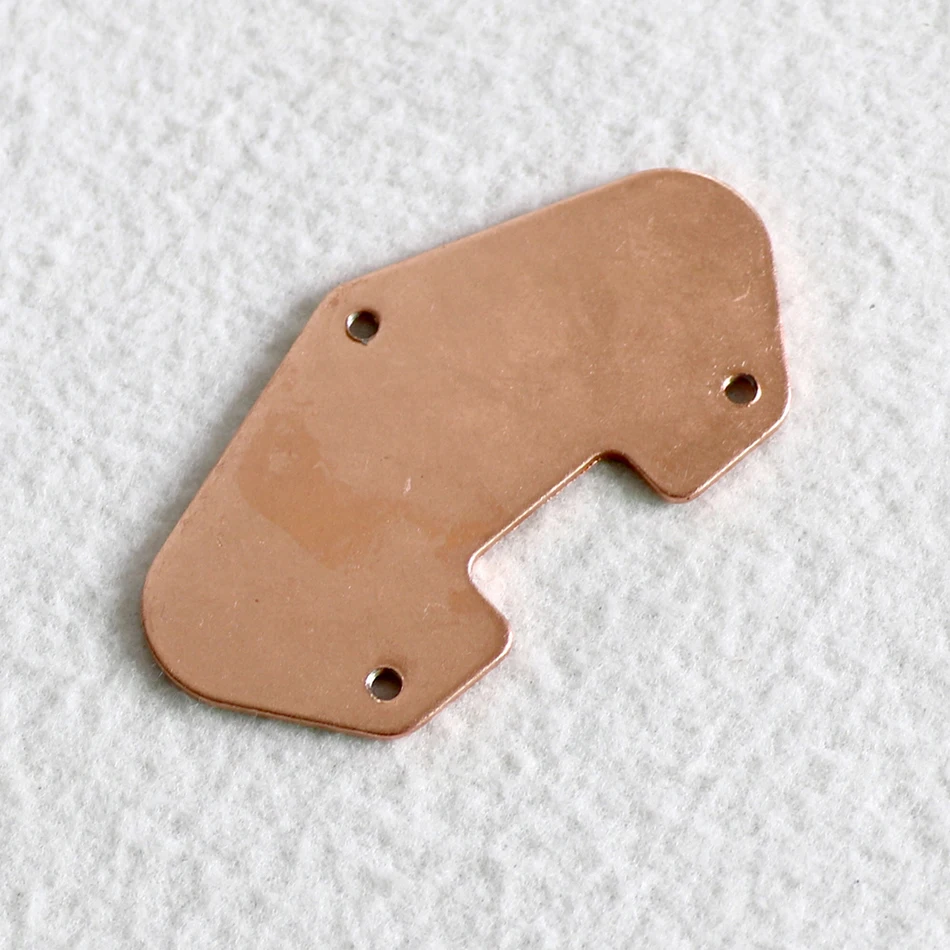 6-32 US Standard Screw Holes Tele Electric Guitar Pickup Baseplate with Copper Plated Steel Material