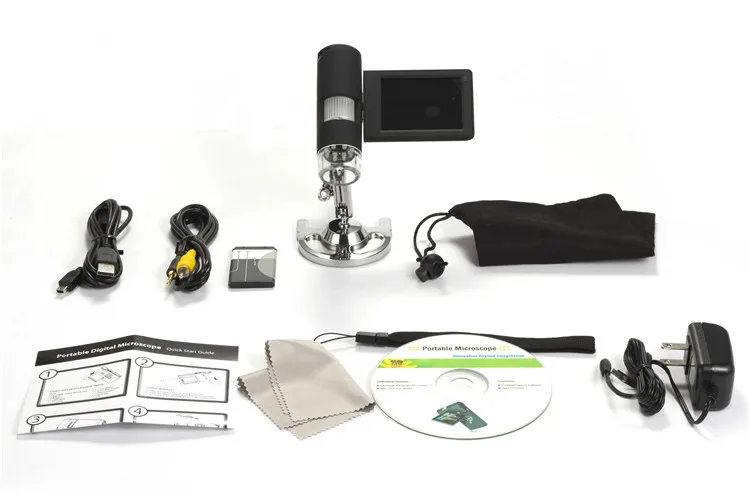 Wholesale 3.0 Inch Mini 20x-300x Handheld Portable LCD Digital Microscope For Best Viewing UM039