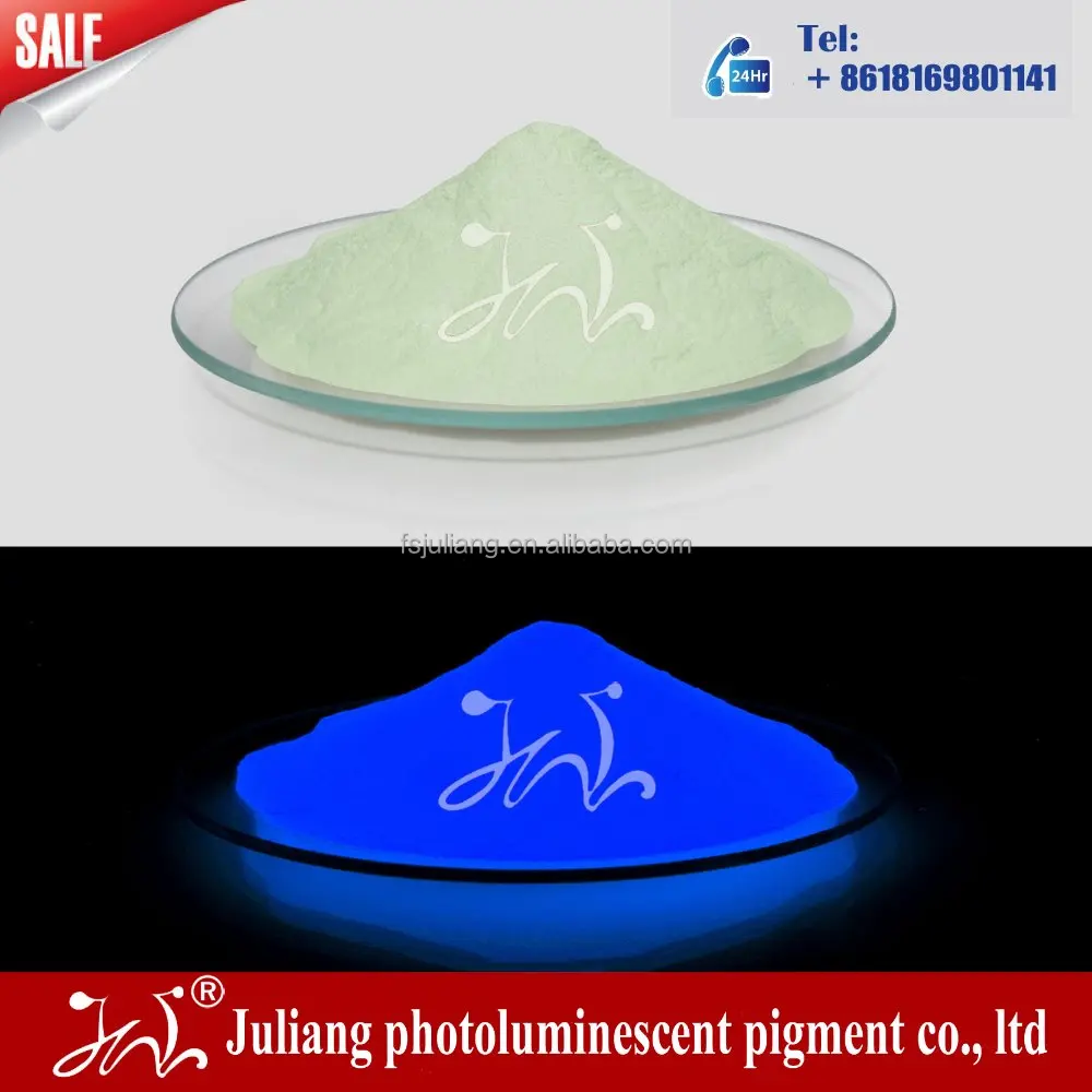 Долгое свечение после свечения в темноте, фотолюминесцентный пигмент