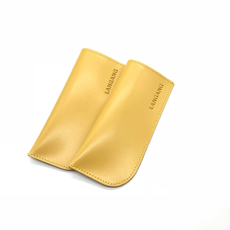 Unique eyewear case optical pouch leather bag