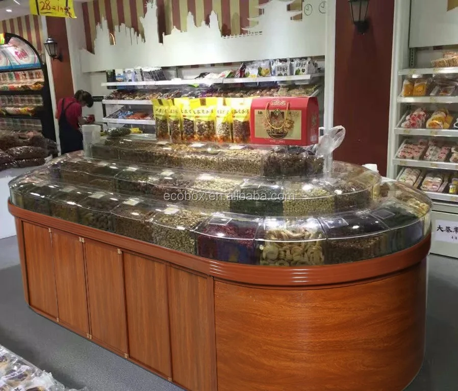 Jelly Bean Bin Seeds Bin Rack Display Stand for Sweet Candy