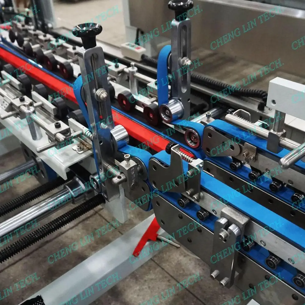 
PVC PET PP box pasting machine fully automatic folding gluing 