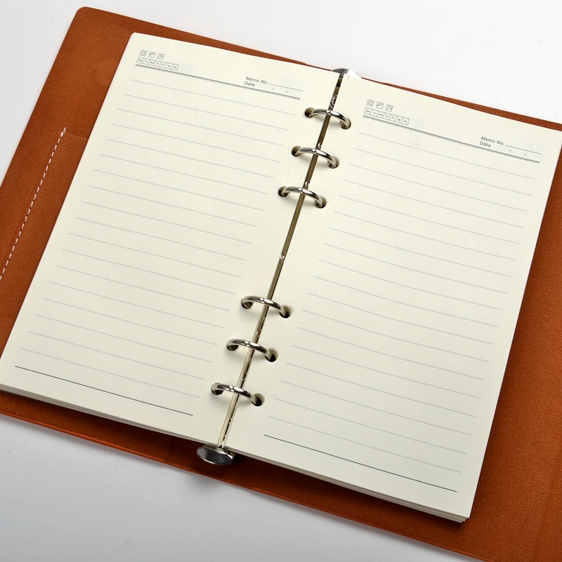 A6 Notebook Creative Looseleaf Notebook 6 hole Clip Removable Portable Account Office Stationery Business