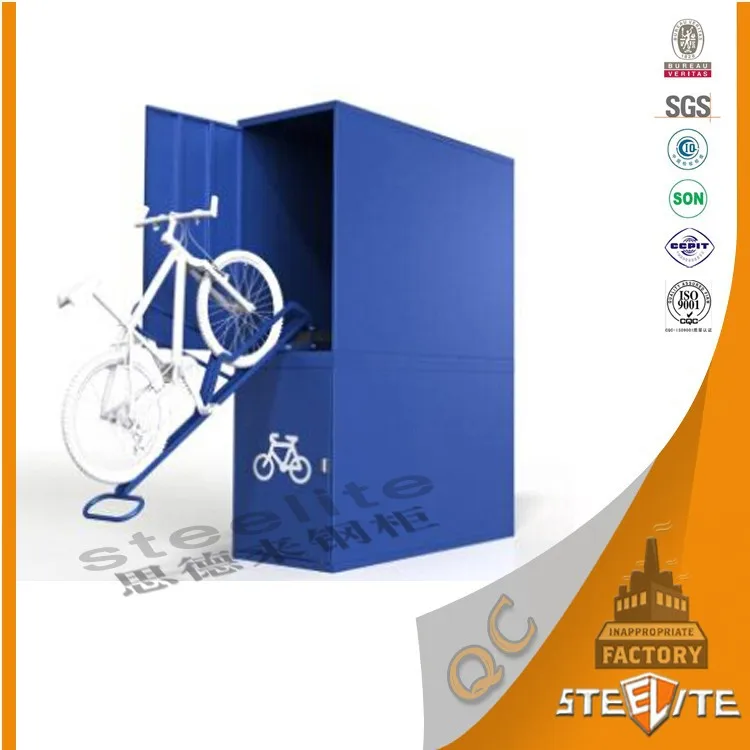 China cycle safe outdoor furniture bicycle motorcycle storage locker with lock