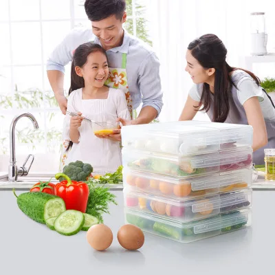 Контейнеры для хранения пищевых продуктов Многоразовые штабелируемые в микроволновой печи морозильные и посудомоечная машина безопасные контейнер