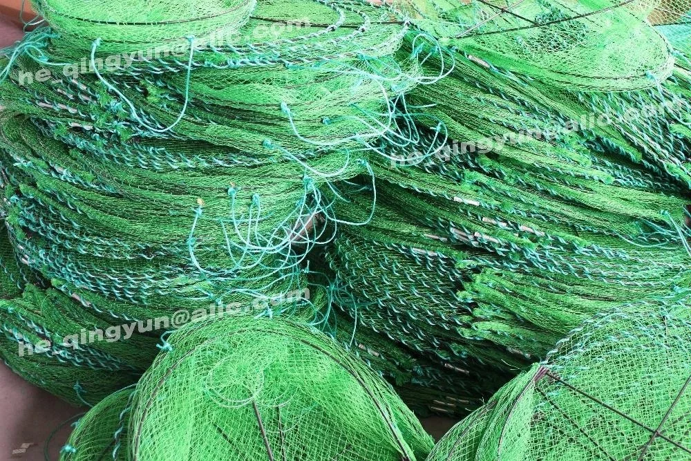 Foldable Polyethylene/NYLON Crab Nets
