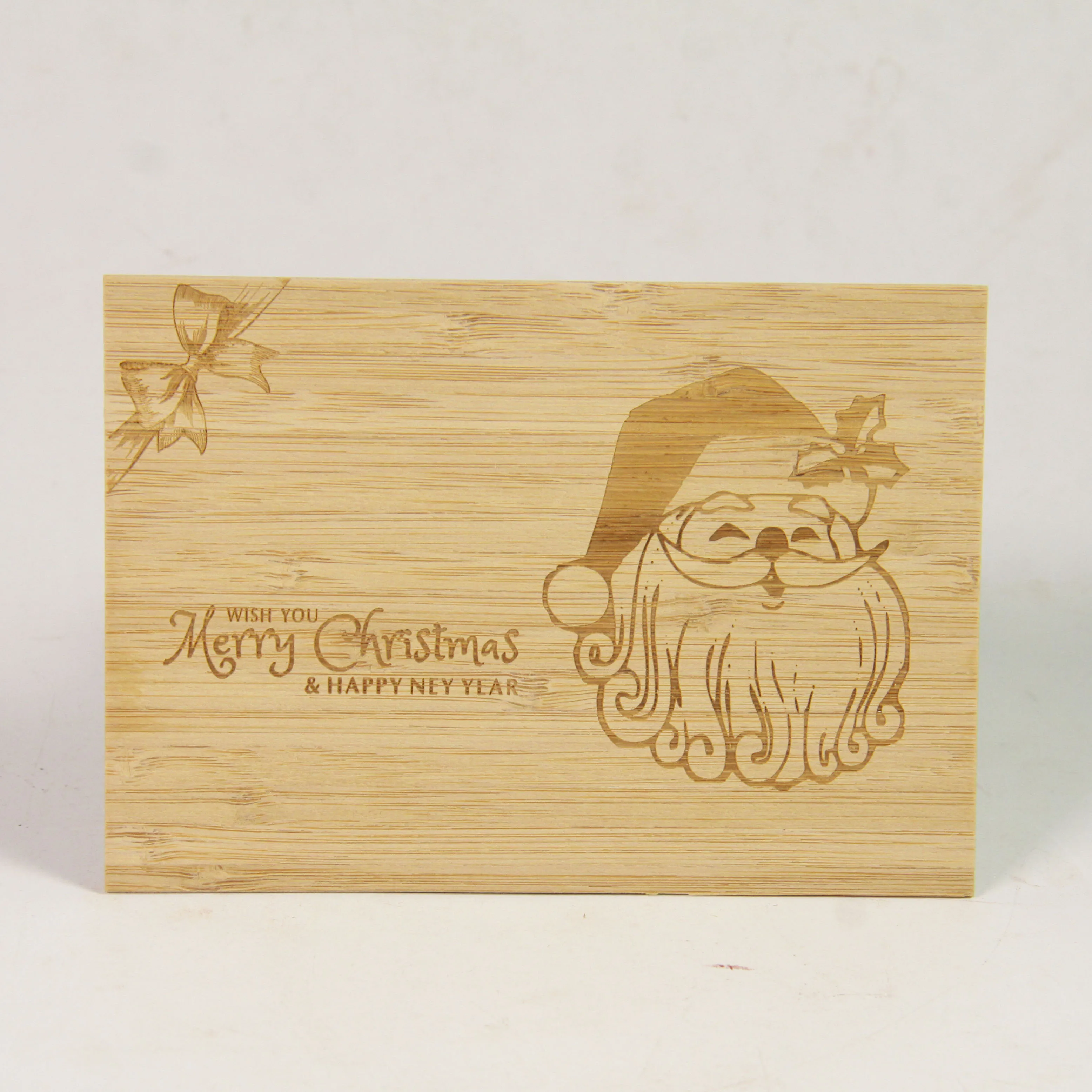 Bamboo Wood Cards for Promotional Party Supplies-Elegant Postcards