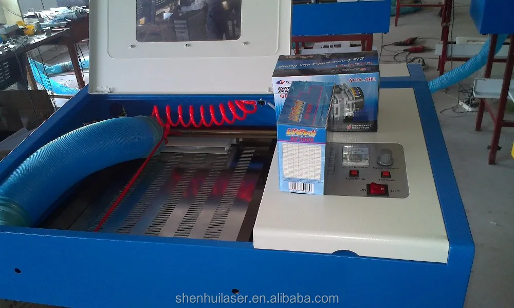 shenhui dc k40 laser engraving rubber stamp machine laser machine mini
