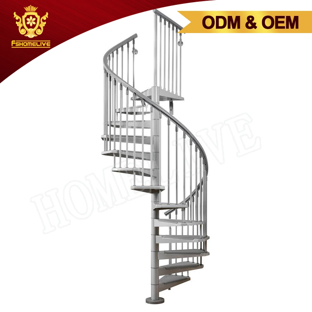 S Shaped Stainless Steel How To Build A Prefab External Small Outdoor Metal Circular Staircase