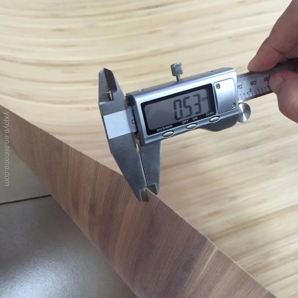 carbonized vertical bamboo veneer for longboards