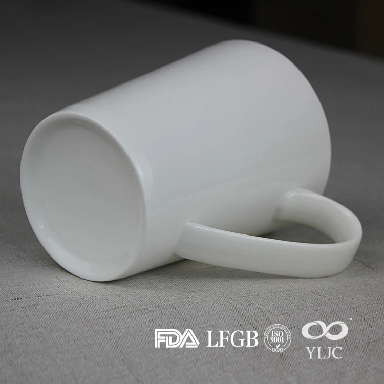 Good Quality 11 oz White Blank Sublimation ceramic fine porcelain customized Blank  bone china mug