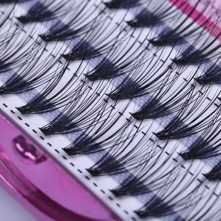 
Alibaba wholesale eyelash supplies 0.07mm 2D-20D Flare Cluster Russian Volume Eyelash Extensions Lashes 