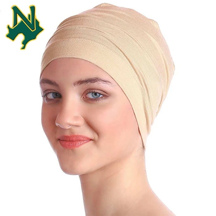 Unisex Cotton Sleep Caps For Cancer Hair Loss Sleep Cap For Chemo Wholesale Plain Colorful Spandex Beanie Summer Hats