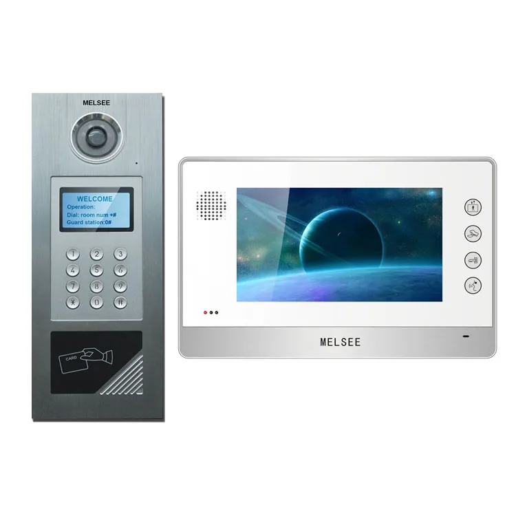 Hot sale China factory swipe card video door phone for building