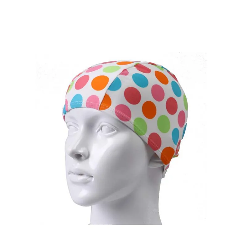 200pcs customized promotional stretch lycra swimming sports caps men boy swim caps professional swimming pool caps