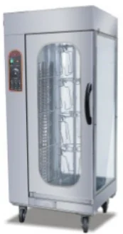 
vertical electric rotisserie oven/chicken rotary grill machine/chicken rotisserie oven for sale 