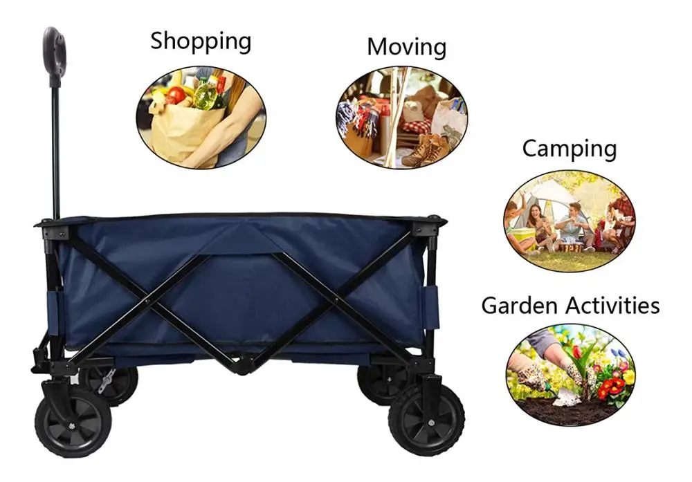 Складная Алюминиевая тележка для сада и пляжа
