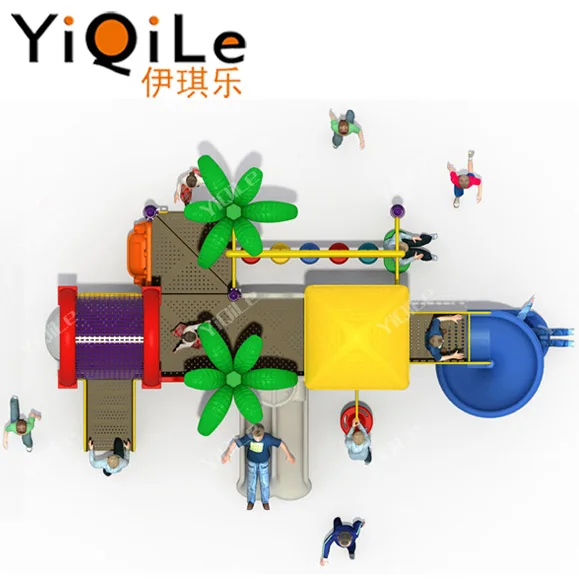 Used mcdonalds playground equipment outdoor for sale with high quality playground fence