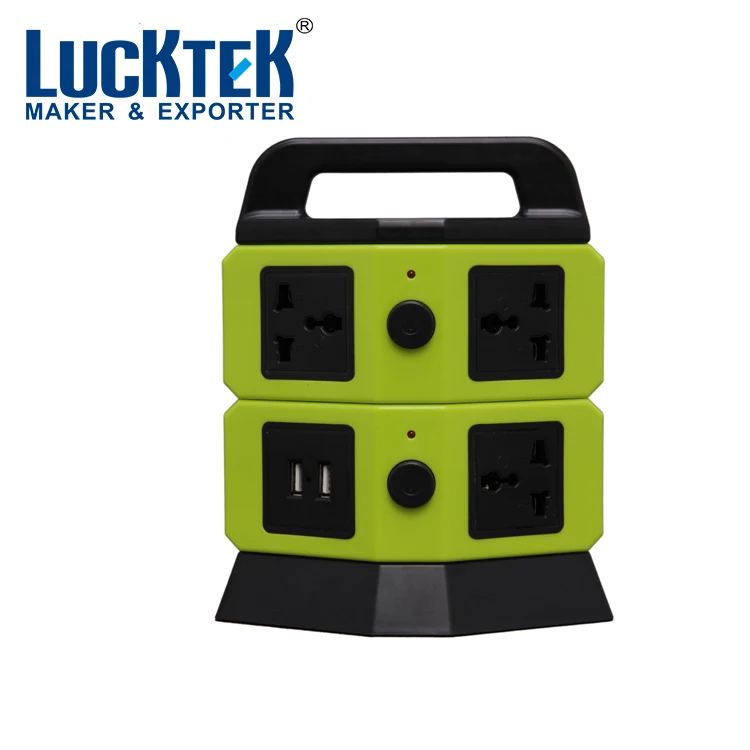 Хорошее качество с гарантия 1 год вертикальной Smart Power Strip башня с 4 USB разъем расширения