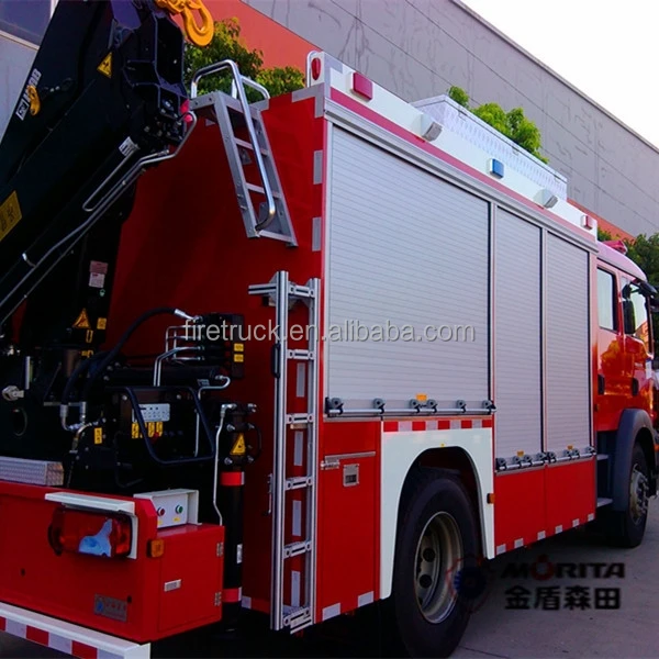 Factory price MAN chassis chemical accident emergency fire rescue vehicle