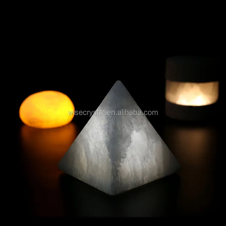 Natural quartz healing crystal selenite lamp For sale