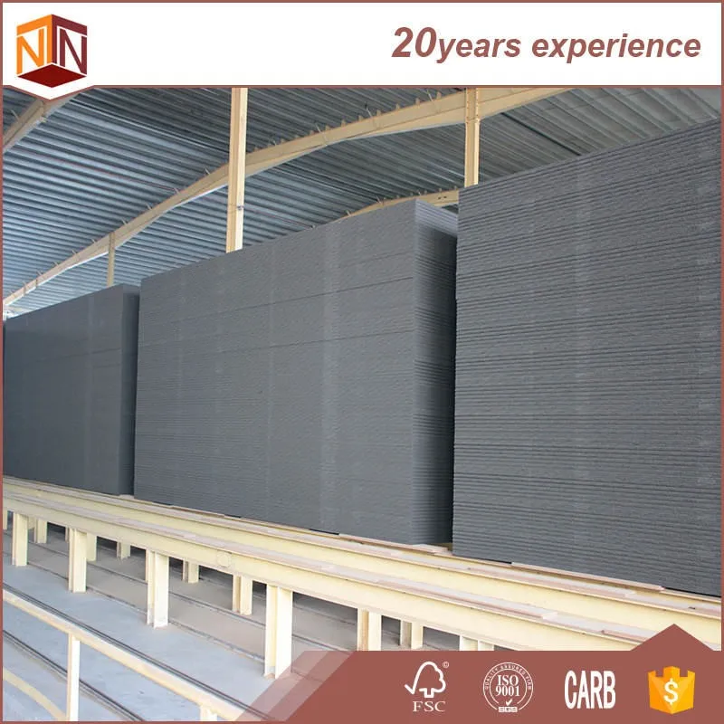 
China manufacturer 4x8 inch waterproof black mdf 