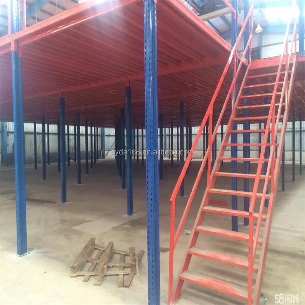 500 кг/квадратный метр склад Подгонянный многоуровневый стальной пол платформы