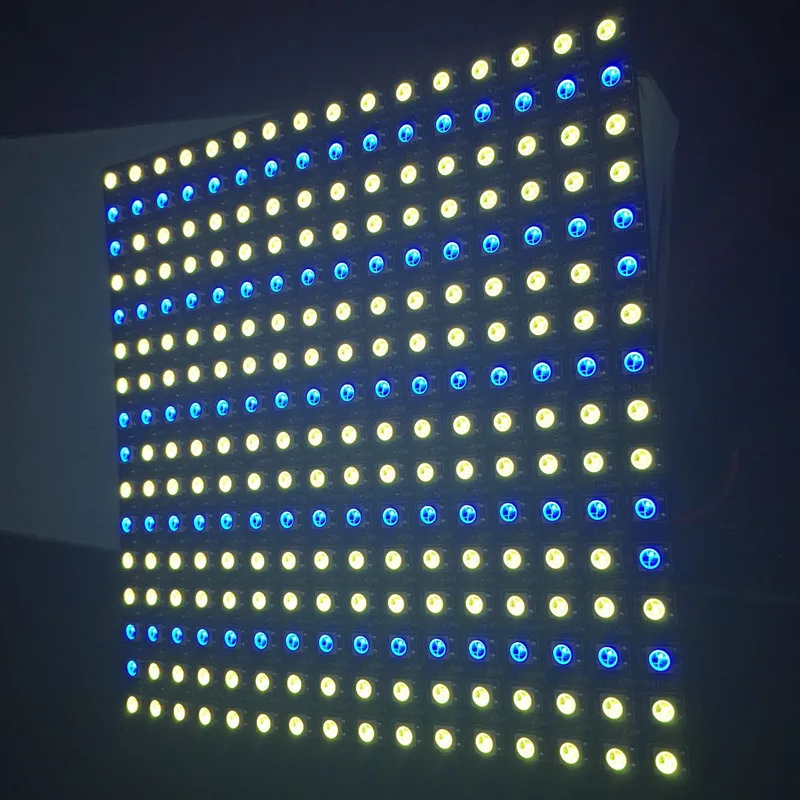 
16x16 256 pixels ws2812 flexible led matrix for display 