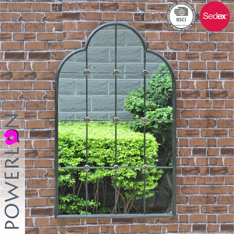Antique living room bedroom garden home decorative Wall mirror Gothic arch mirrors decor wall