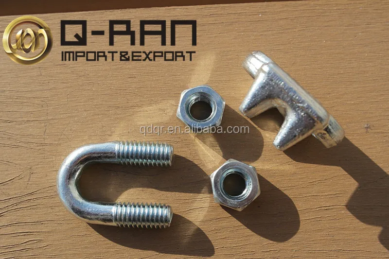 
Drop Forged U.S Type Standard Fasteners G450 Wire Rope Clip 