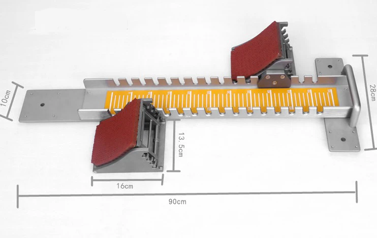 Aluminum alloy dual use adjustable athletics starting blocks track and field