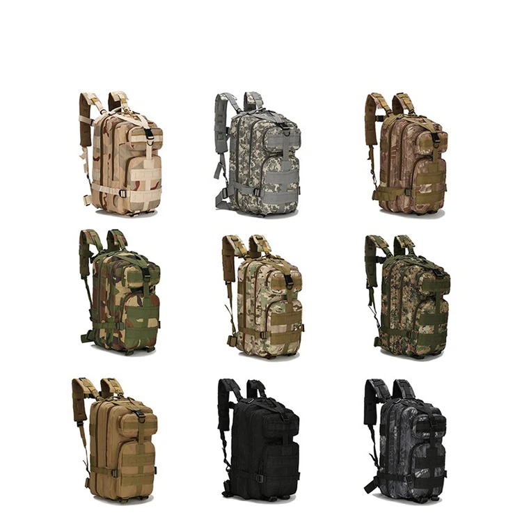 Big Capacity Waterproof Nylon 3D Hiking Backpack